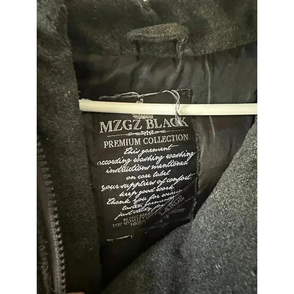 MZGZ Black Men’s size Large coat - Picture 6 of 9